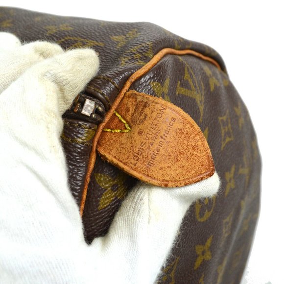 LOUIS VUITTON SPEEDY 40 HAND BAG PURSE vintage - Picture 7 of 12